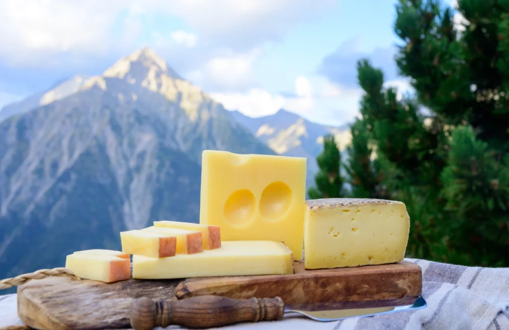 Fromage local de montagne