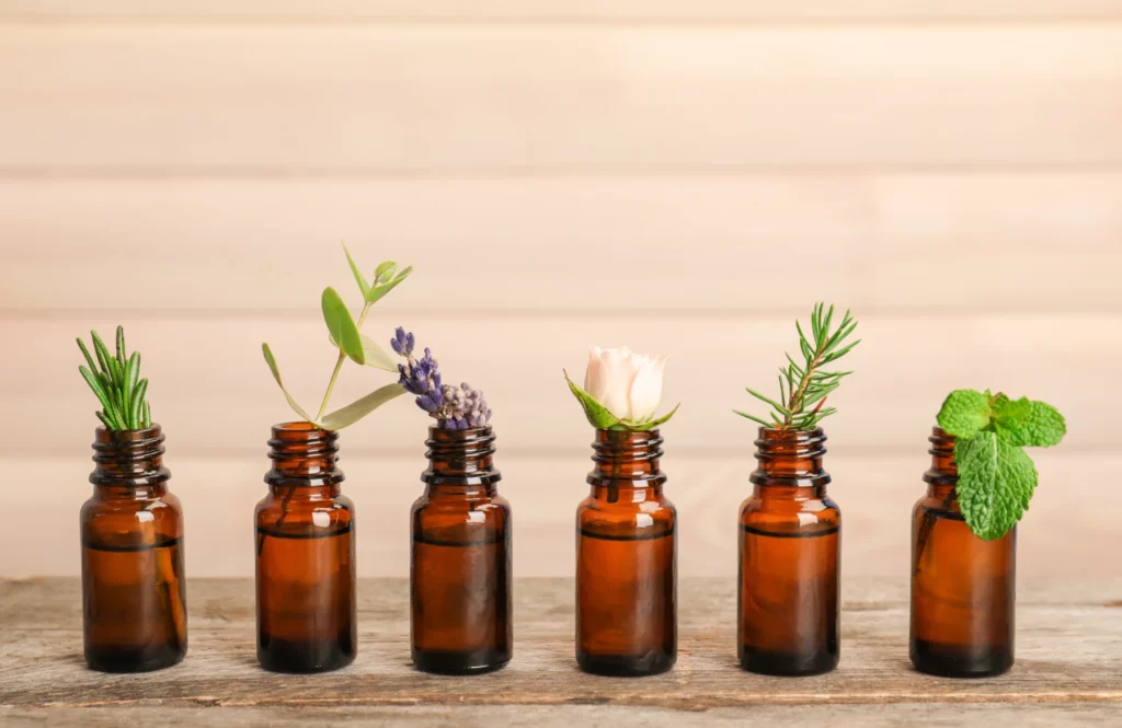 6 flacons d'huile essentielle