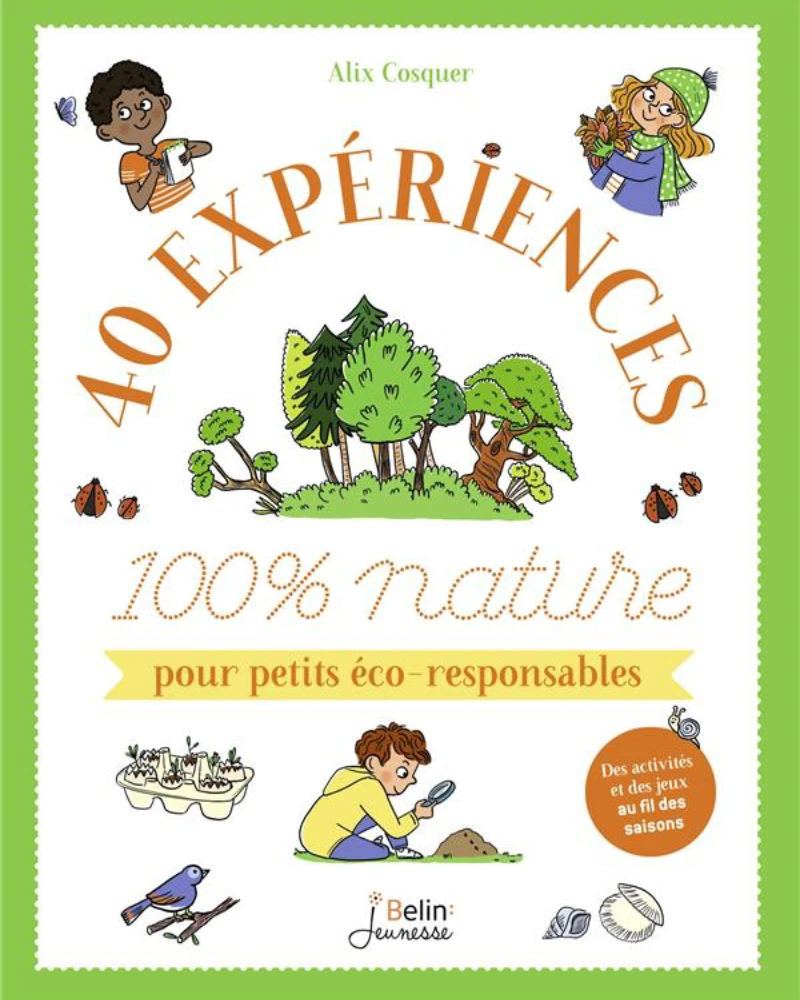 Livres d'expériences 100% nature pour les enfants
