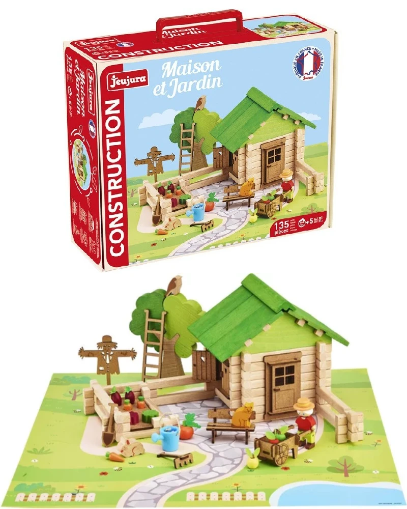 Jeu de construction en bois pour enfants