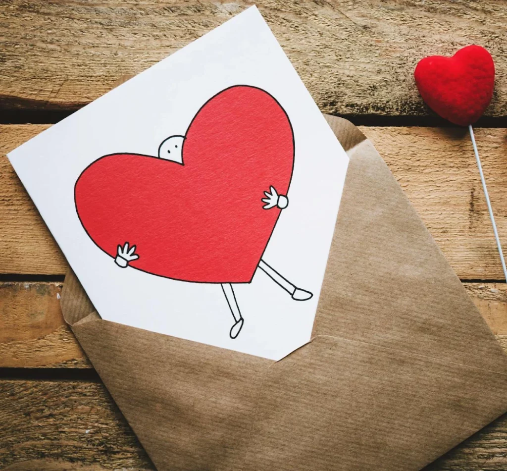 Carte DIY pour la Saint Valentin