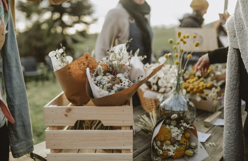 Bouquets de fleurs séchées bio à offrir pour la Saint Valentin