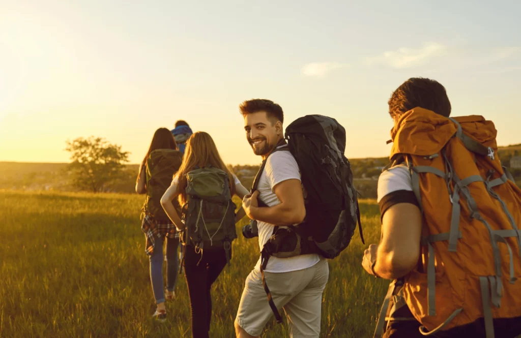 Groupe de randonneurs