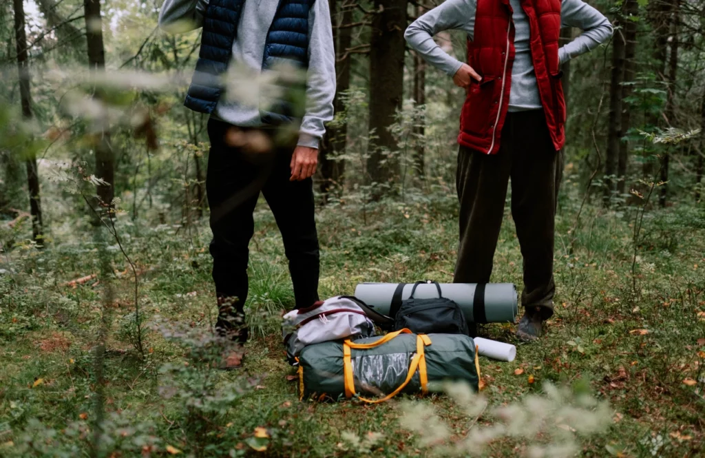 Matériel pour bivouac responsable